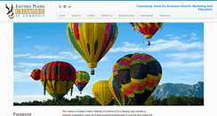 Desktop Screenshot of easternplainschamber.com